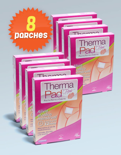 Therma Pad Fem 3 Parches Termicos para El Alivio De Los Cólicos