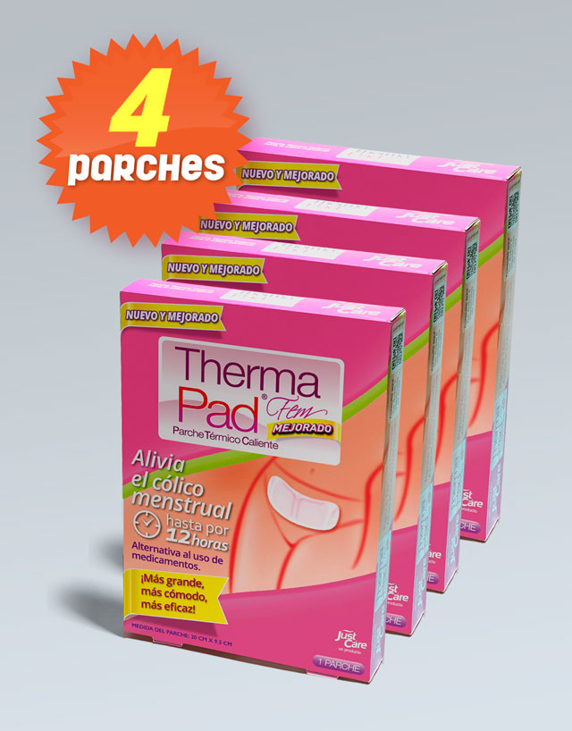 Therma Pad® Fem para cólico menstrual Value Pack 4 Parches