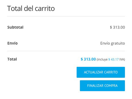 Paso 1 de compra